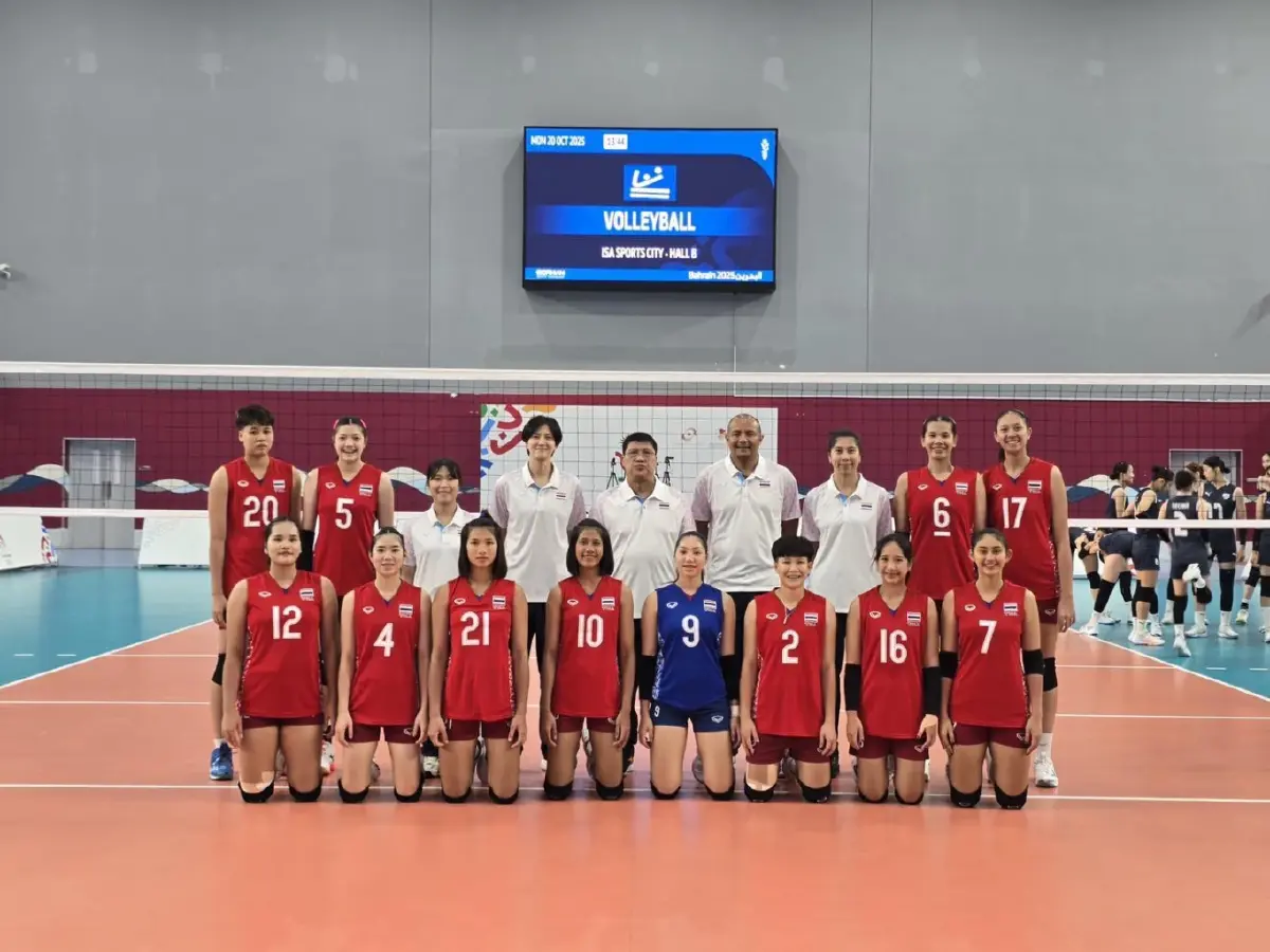 LIVE ดูสด \'ไทย พบ ฮ่องกง\' ถ่ายทอดสดวอลเลย์บอลหญิง เอเชียนยูธเกมส์ 2025